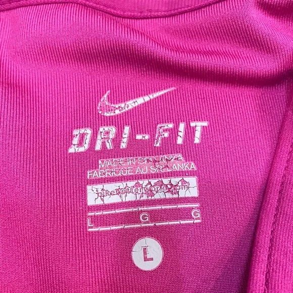 Nike Women's Magenta Full-Zip Dri-fit Jacket size large - Picture 5 of 6